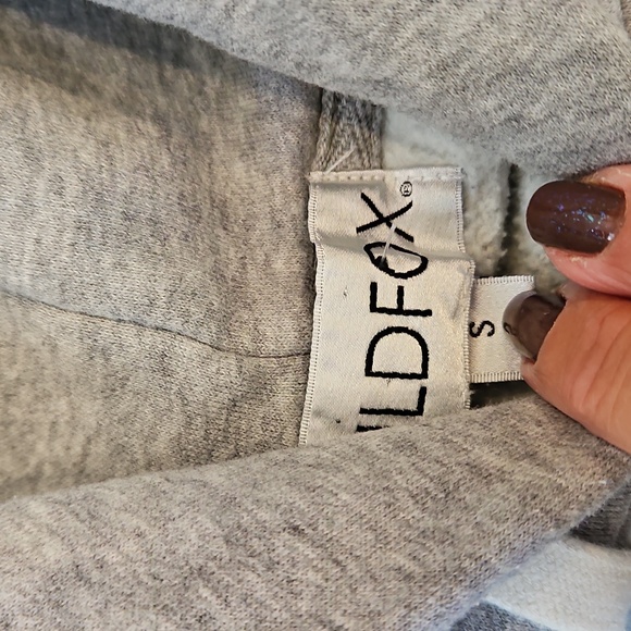 Wildfox Peace Love Road Trip Oversized Hoodie Heather Grey Small - Picture 7 of 12